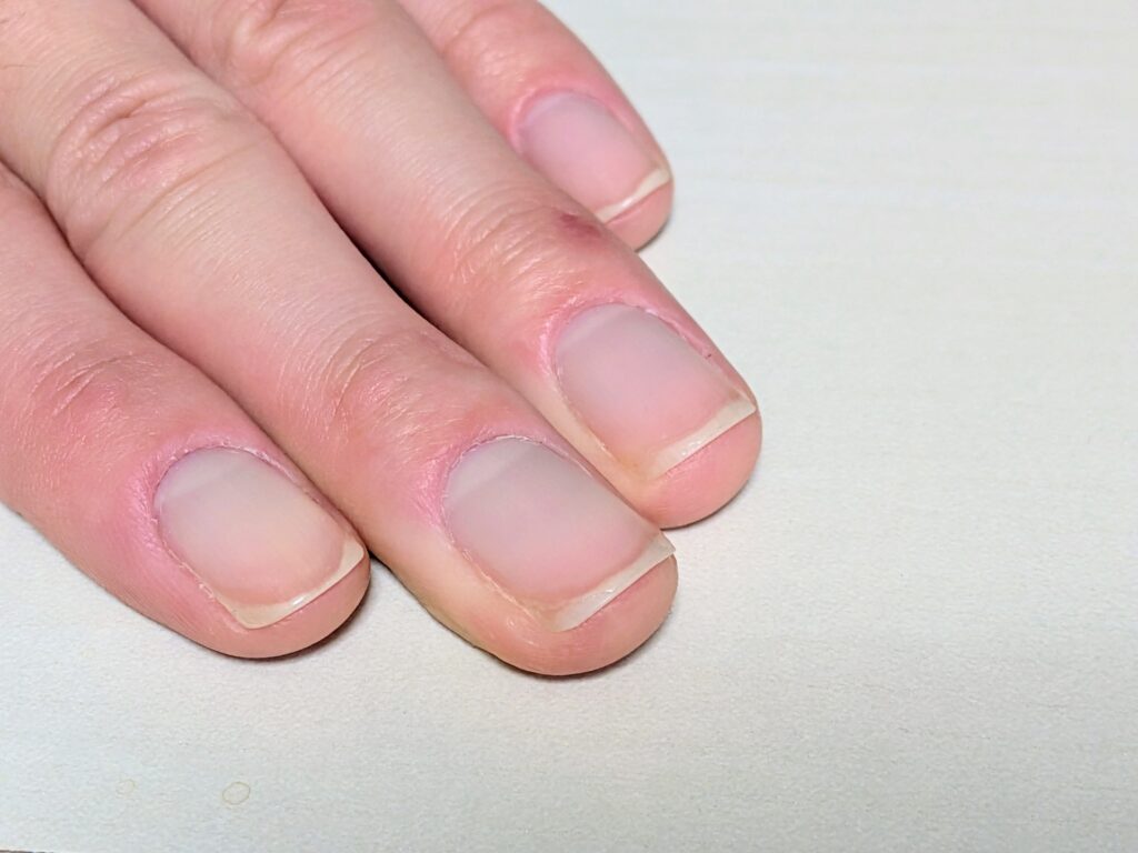 リッチネイル爪補強コート　仕上がり