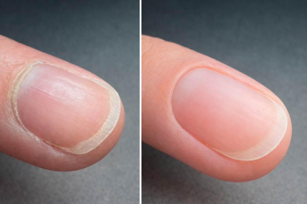 甘皮、薄皮処理のビフォーアフター